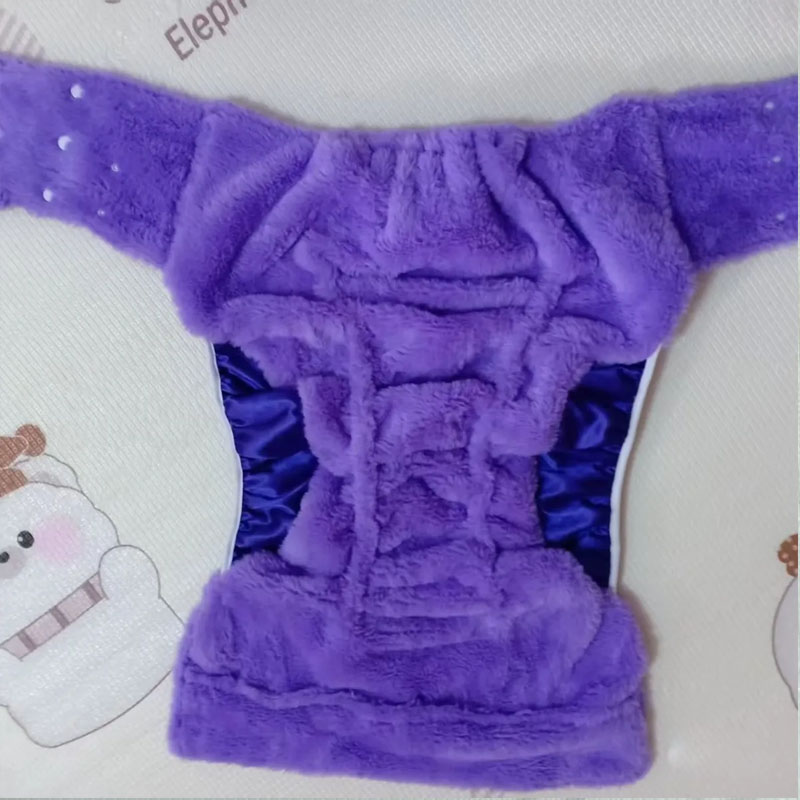 Diapering - Tavşan Vizon Kadife ABDL Yetişkin Bebek