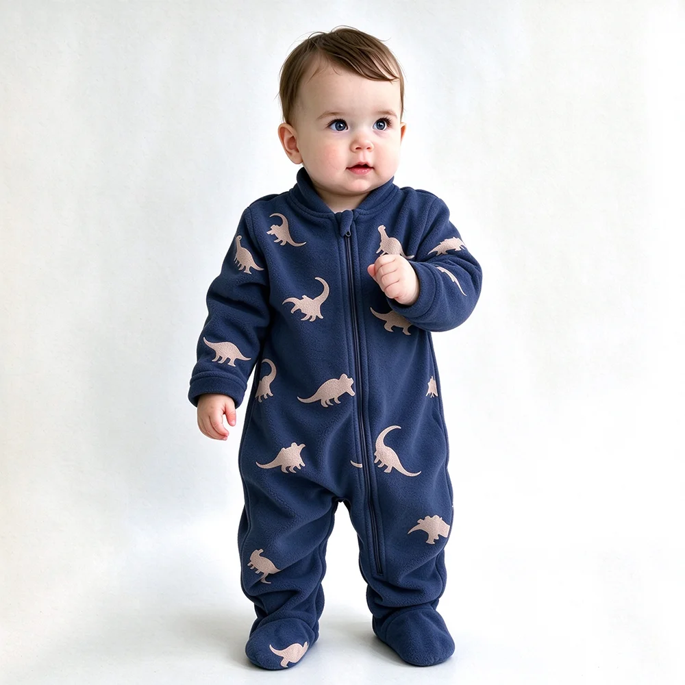 Yumuşak, Sıcak, Bebek Polar Tu - Cotton Baby Onesies Zipper incelemesi ve fiyatı
