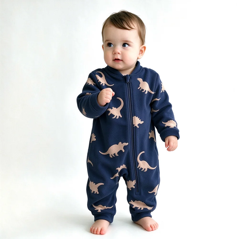 Yumuşak, Sıcak, Bebek Polar Tu - Cotton Baby Onesies Zipper incelemesi ve fiyatı