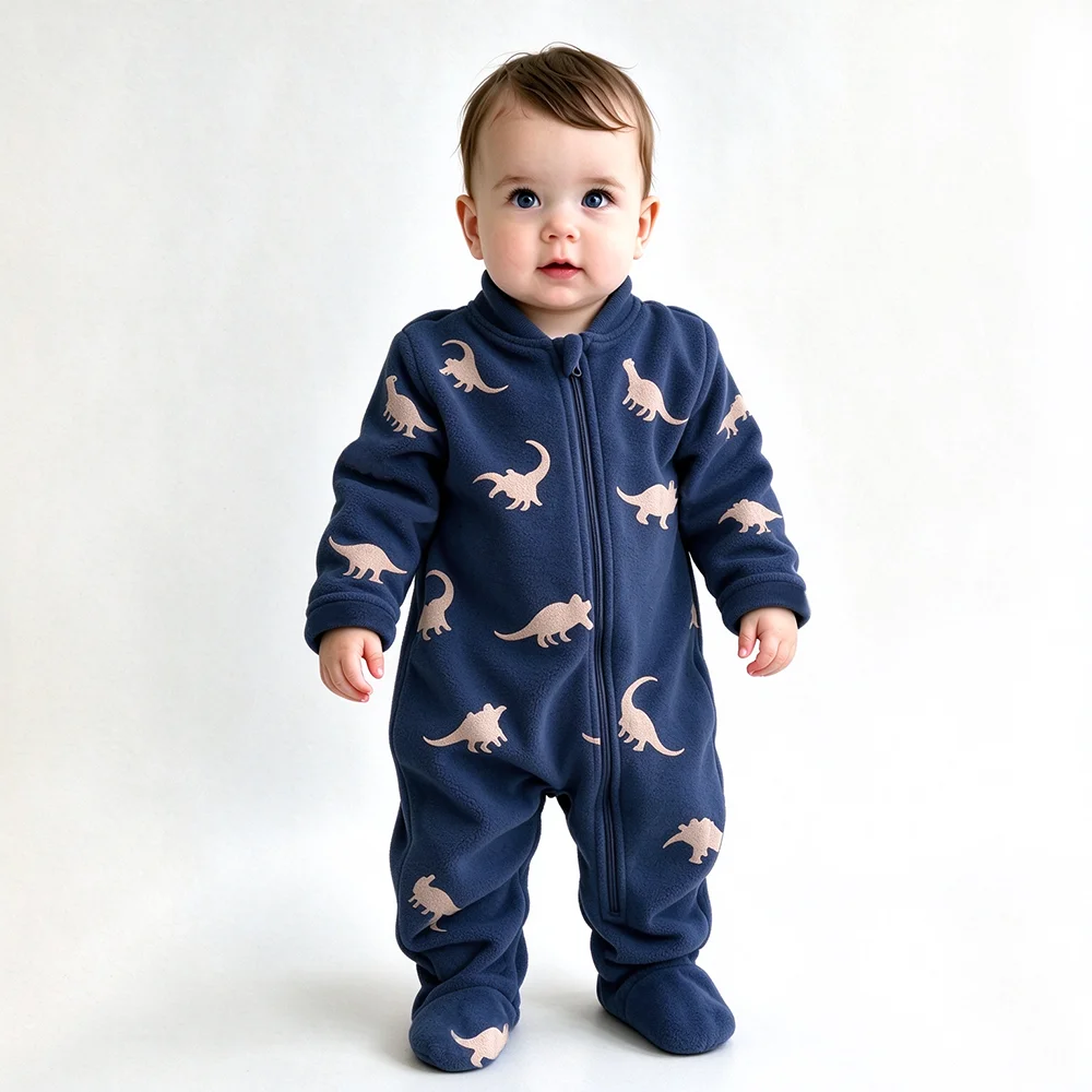 Yumuşak, Sıcak, Bebek Polar Tu - Cotton Baby Onesies Zipper incelemesi ve fiyatı