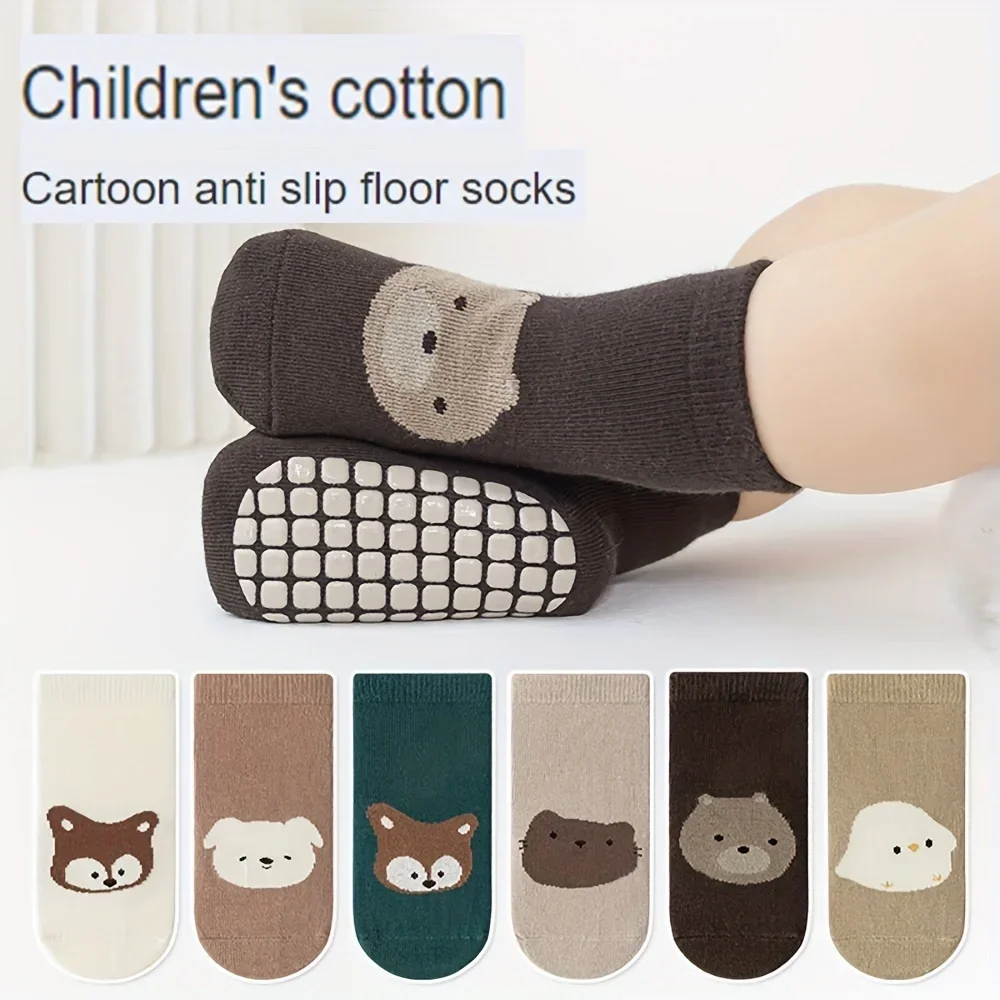 6 Çift Sonbahar ve Kışlık, Gen - Unisex Baby Socks Non Slip incelemesi ve fiyatı